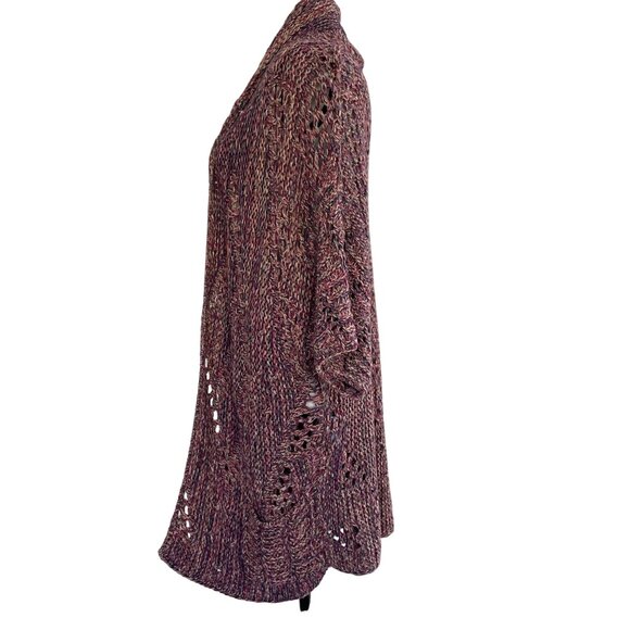Kookai Grandmacore Open Knit Multicolor Cardigan Sweater Kimono Size 1 Boho Chic - Picture 13 of 13